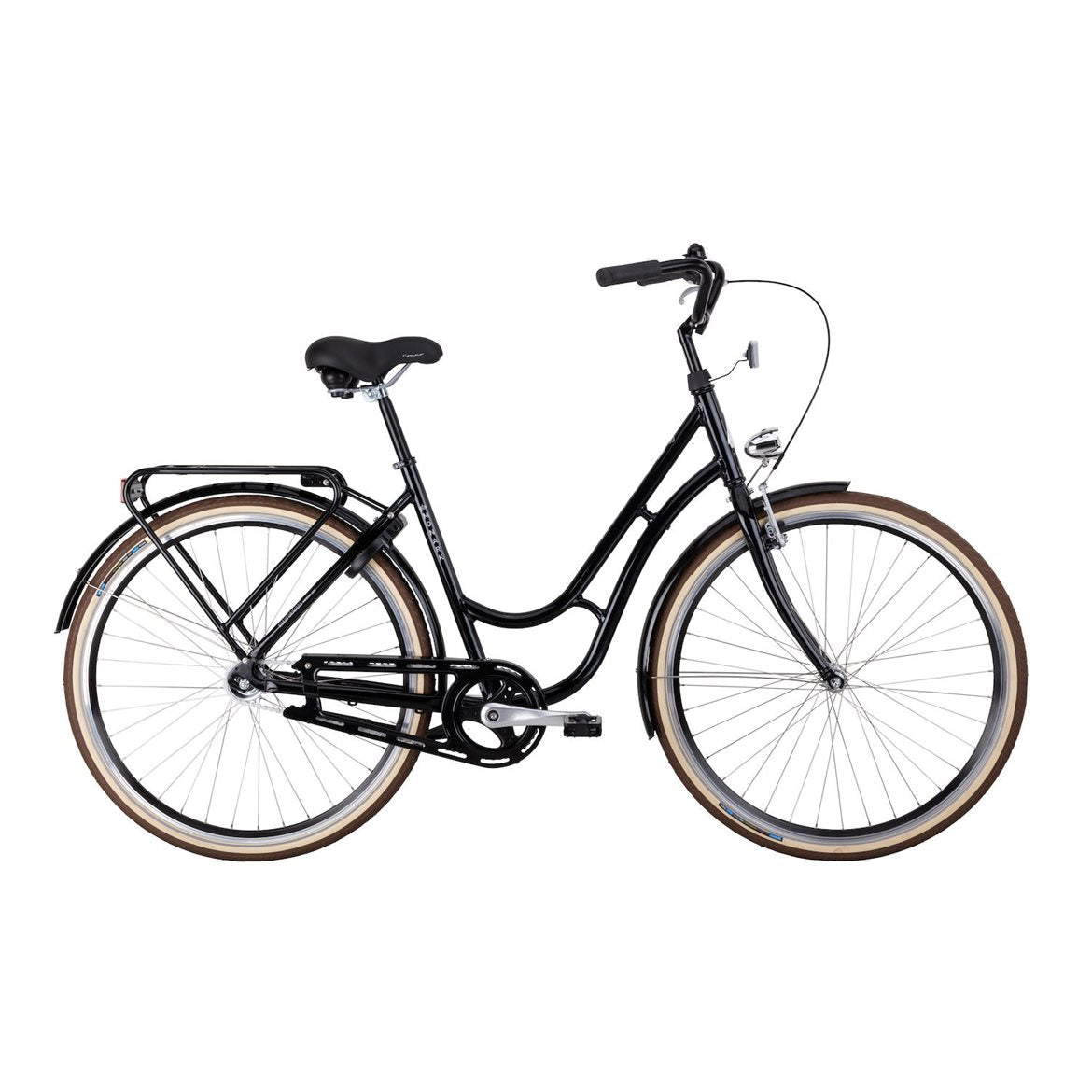 Damcykel Monark Karin 0-Växlar Svart 2022