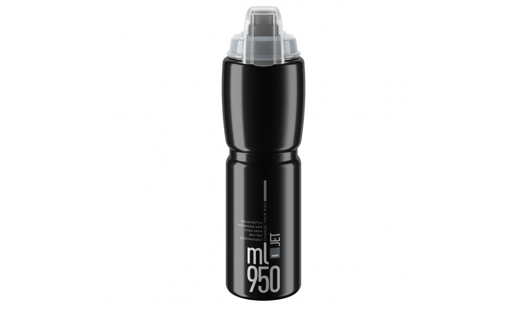 Flaska Elite JET plus svart 950ml