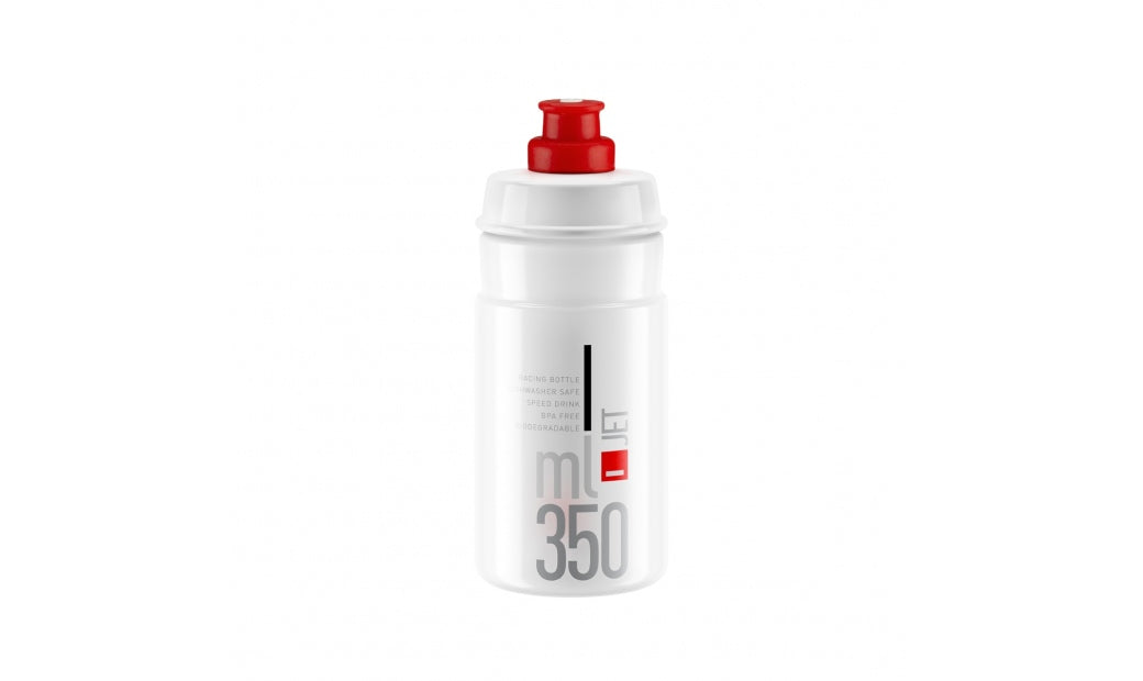 Flaska Elite JET vit 350ml