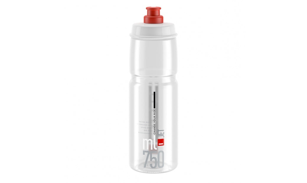 Flaska Elite Jet Klar/Röd 750ml