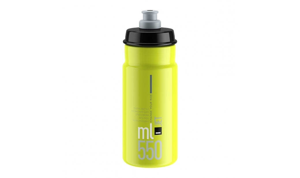 Flaska Elite Jet Gul/Svart 550ml