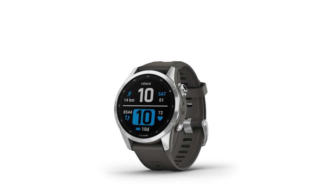 Träningsklocka Garmin Fenix 7S silver/grafit