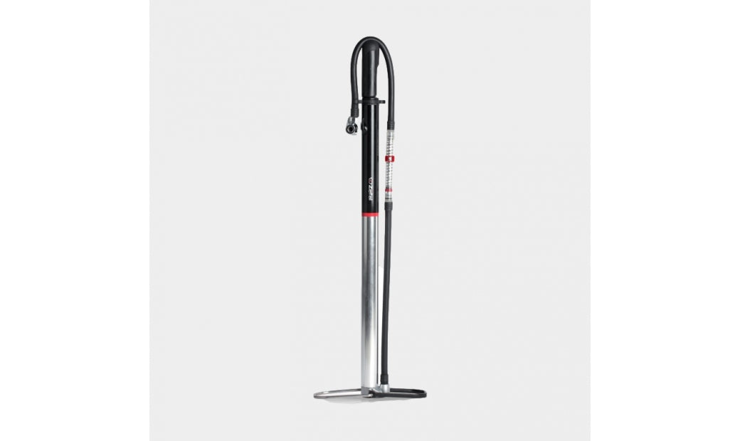 Fotpump Zefal Profil Travel Med Analog Tryckmätare (Manometer) silver