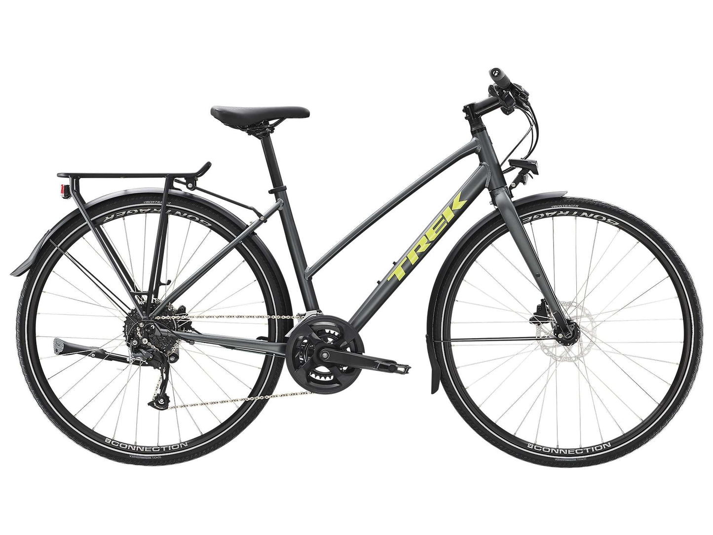 Hybridcykel Trek FX 2 Disc Equipped Stagger Grå