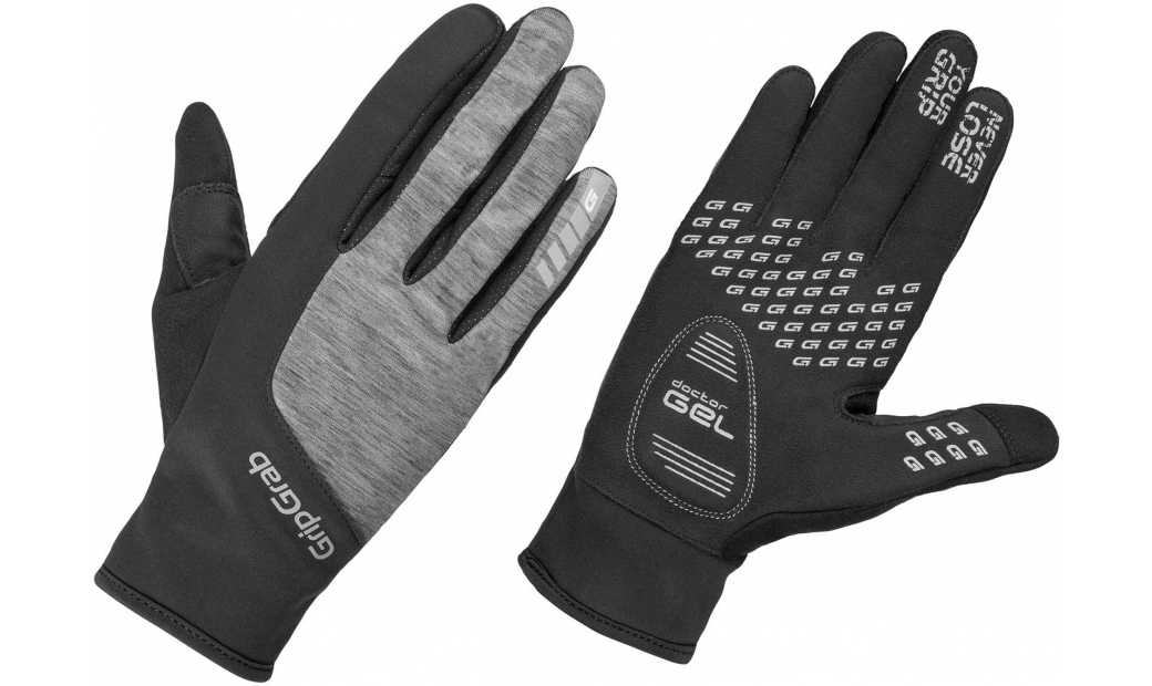 Handskar GripGrab Hurricane Windproof Winter dam svart/grå