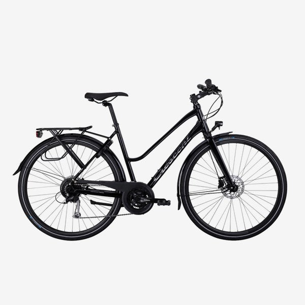 Hybridcykel Crescent Holma Svart Matt