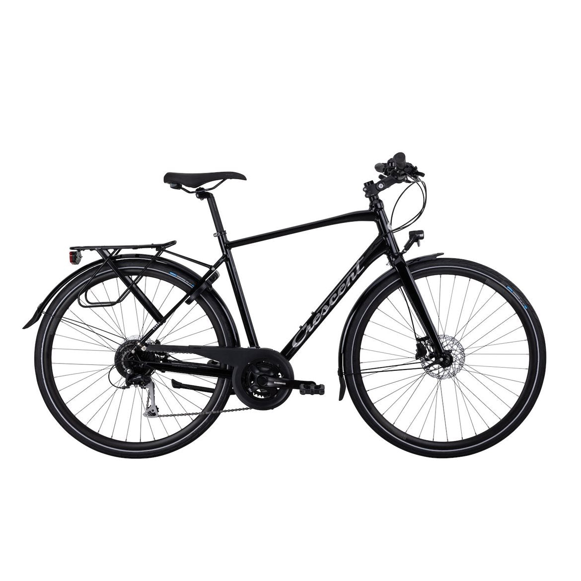 Hybridcykel Crescent Kebne Svart