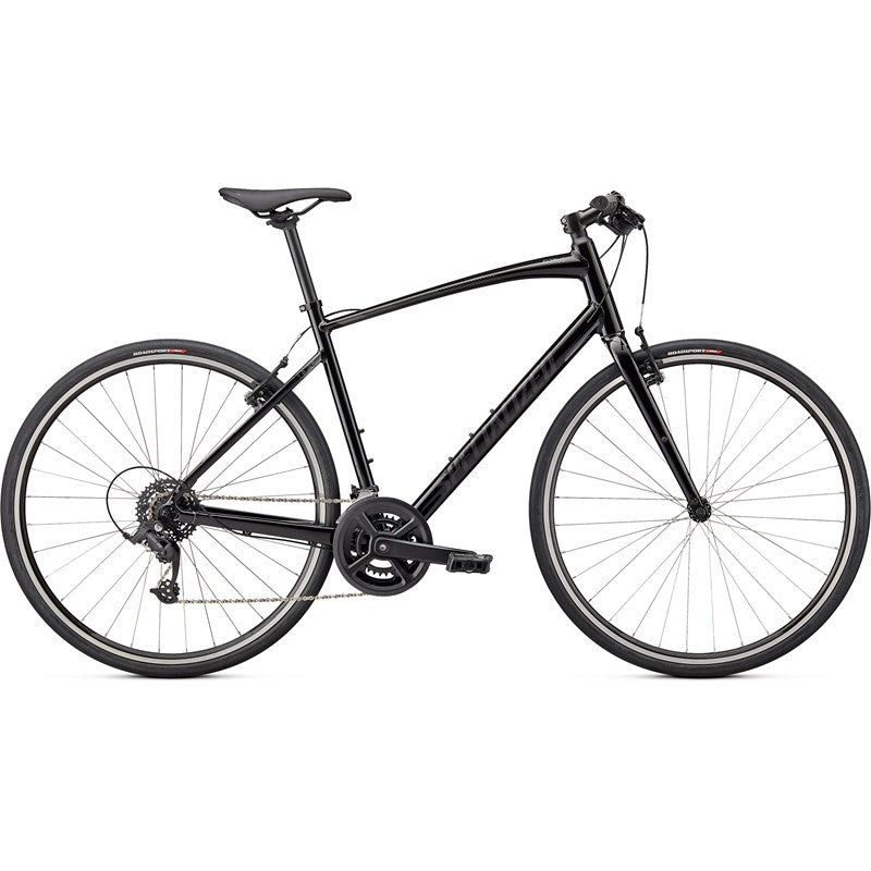 Hybridcykel Sirrus 1.0 GLOSS BLACK / CHARCOAL / SATIN BLACK REFLECTIVE