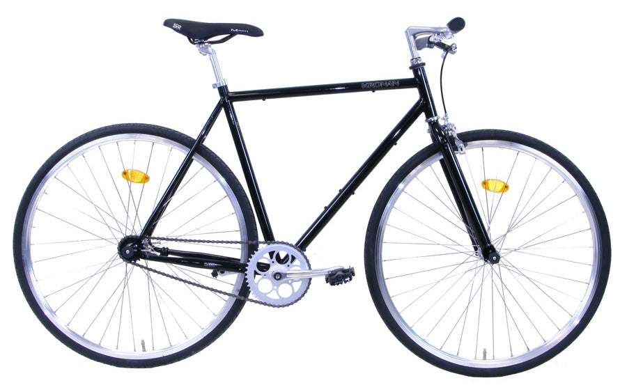 Herrcykel Kronan Rask H1 Singlespeed svart