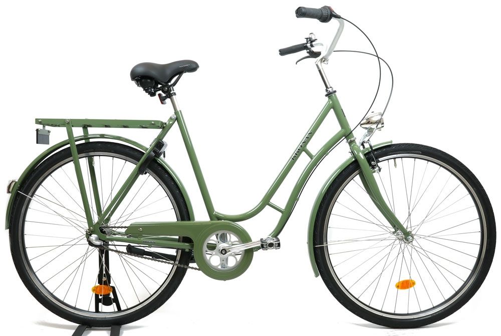 Damcykel Kronan Original D3 3-växlad grön