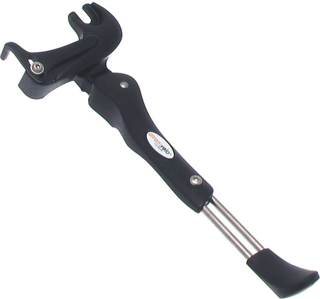 Cykelstöd Atran Velo Stylo Rear bakaxelmonterat 24-28" svart/silver