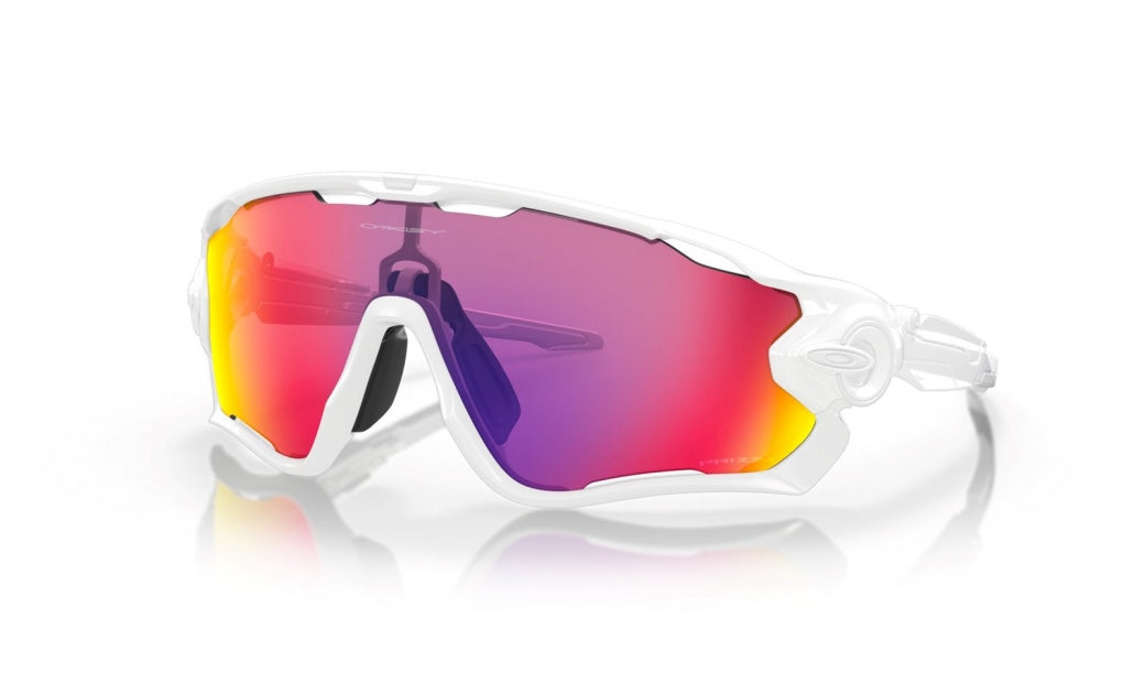 Cykelglasögon Oakley Jawbreaker Vit/Prizm Road