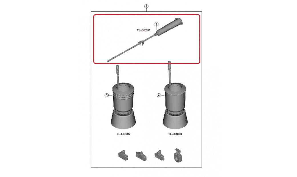 Luftningsspruta Shimano TL-BR001