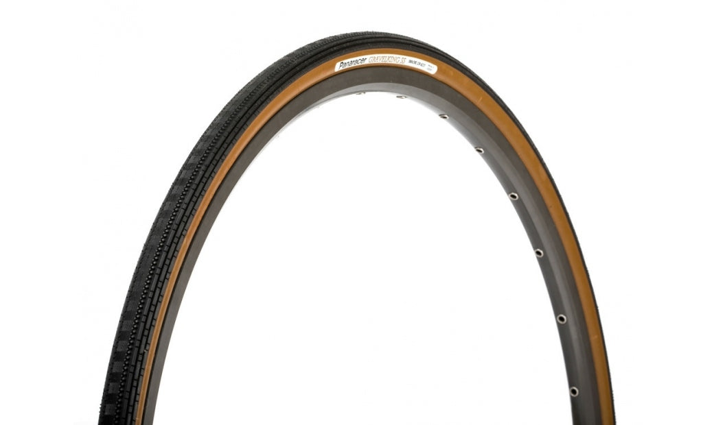 Cykeldäck Panaracer GravelKing Semi Slick 28" 700 x 28C svart/brun