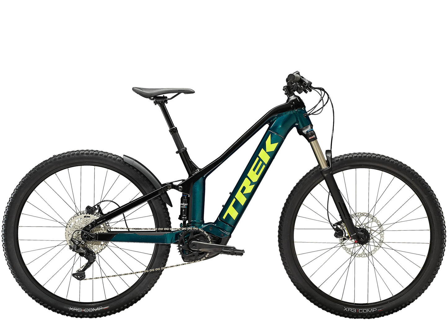 El MTB Trek Powerfly FS 4 29" grön