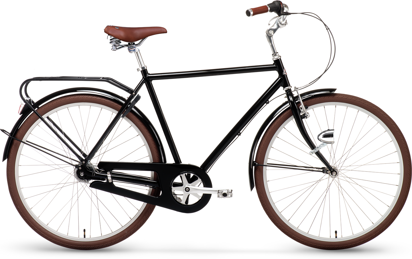 Stålhästen Prima svart herr 7 vxl, Komfortsadel