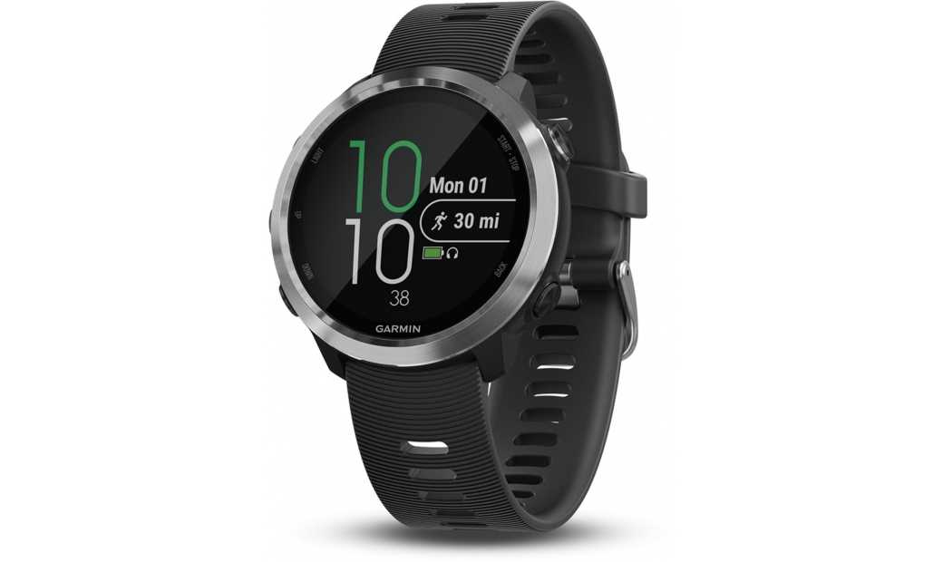 Träningsklocka Garmin Forerunner 645 Music silver/svart