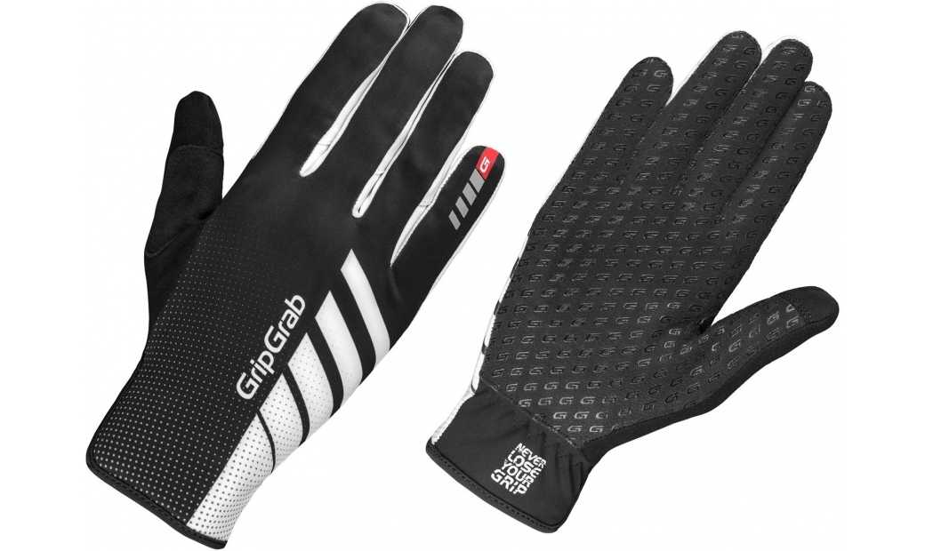 Handskar GripGrab Raptor Windproof Lightweight Raceday Full Finger svart