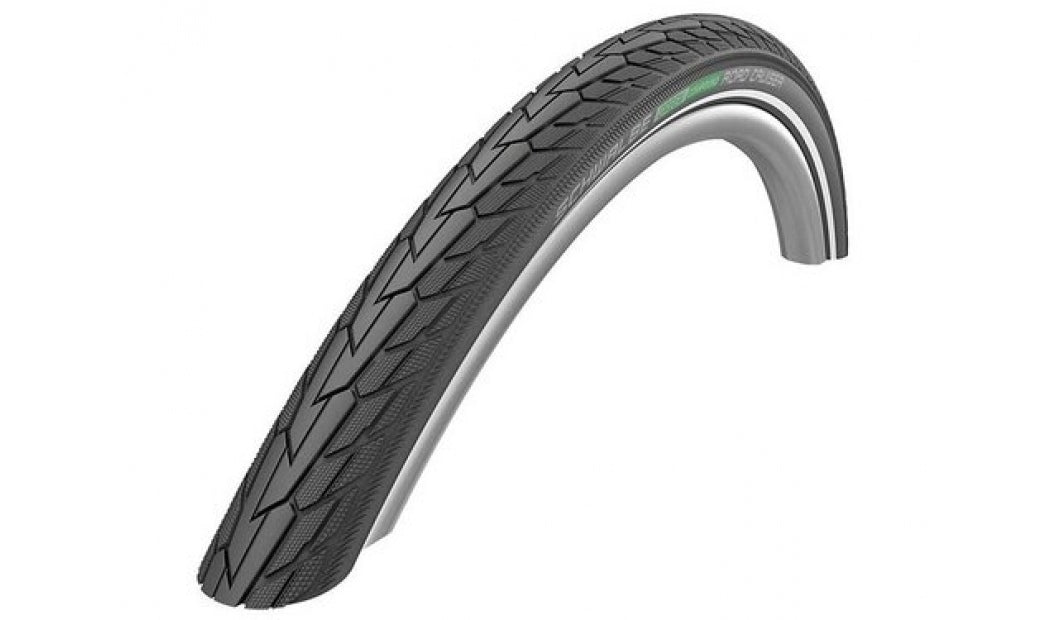 Cykeldäck Schwalbe Road Cruiser Green K-Guard 27 x 1 1/4" (28/32-630) Gumwall