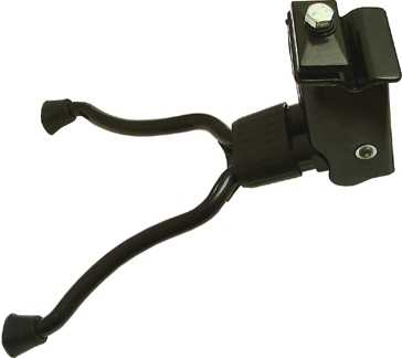 Cykelstöd Cavo centrummonterat dubbelstöd 26-28" svart