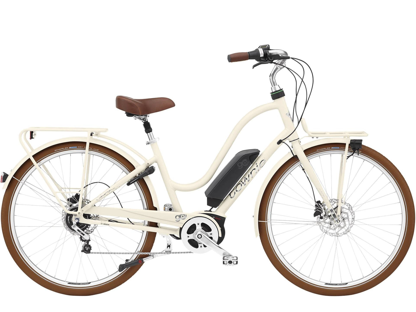 Elcykel Electra Townie Commute Go! 5i EQ dam vit