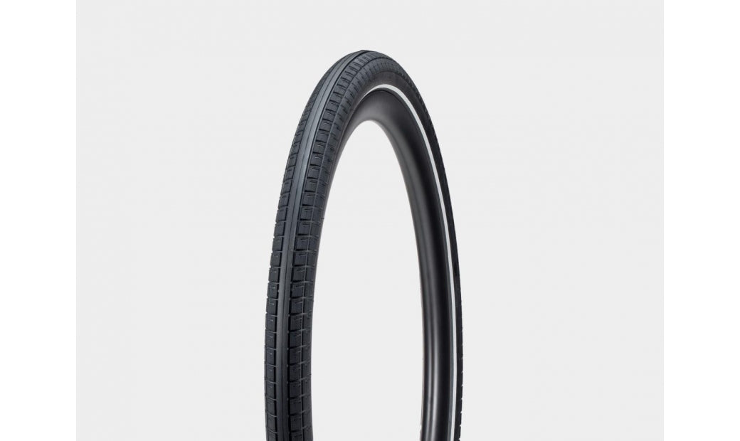 Däck Bontrager E6 Hard-Case Lite 700x50c Reflective
