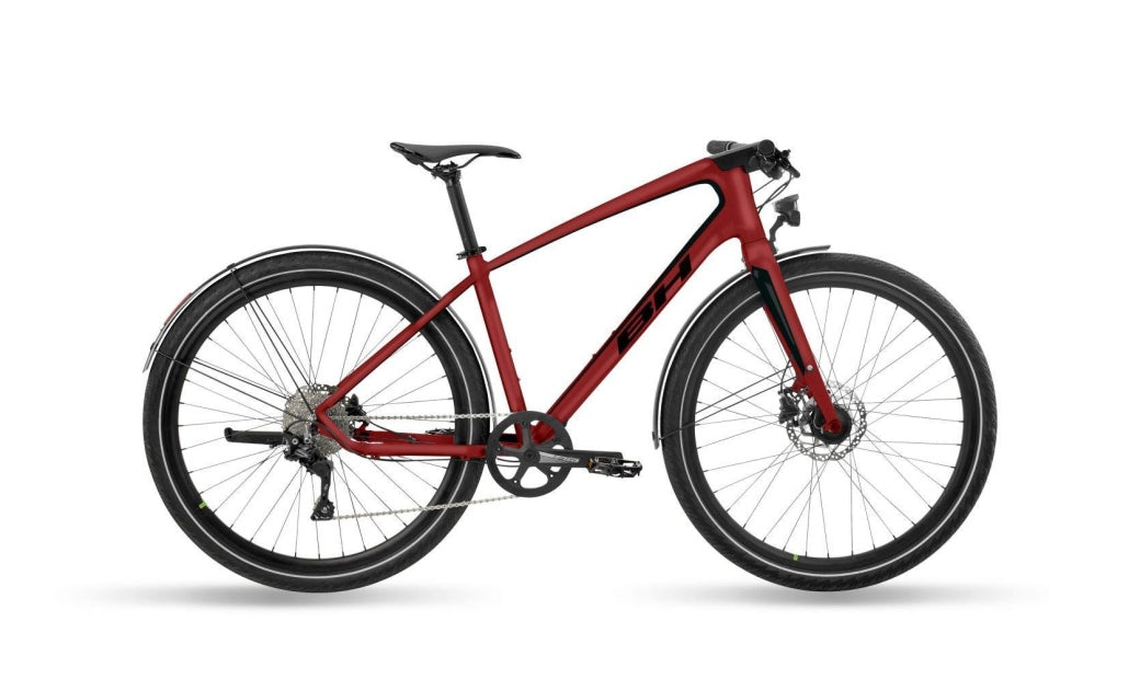 Racercykel BH Hybrid Oxford Lite silver/black/red