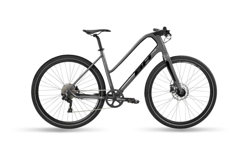 Racercykel BH Hybrid Silvertip Jet Lite silver/black/silver