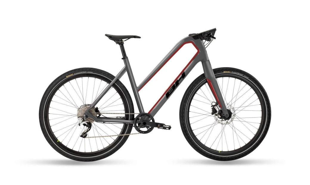 Racercykel BH Hybrid Silvertip Jet red/black/red