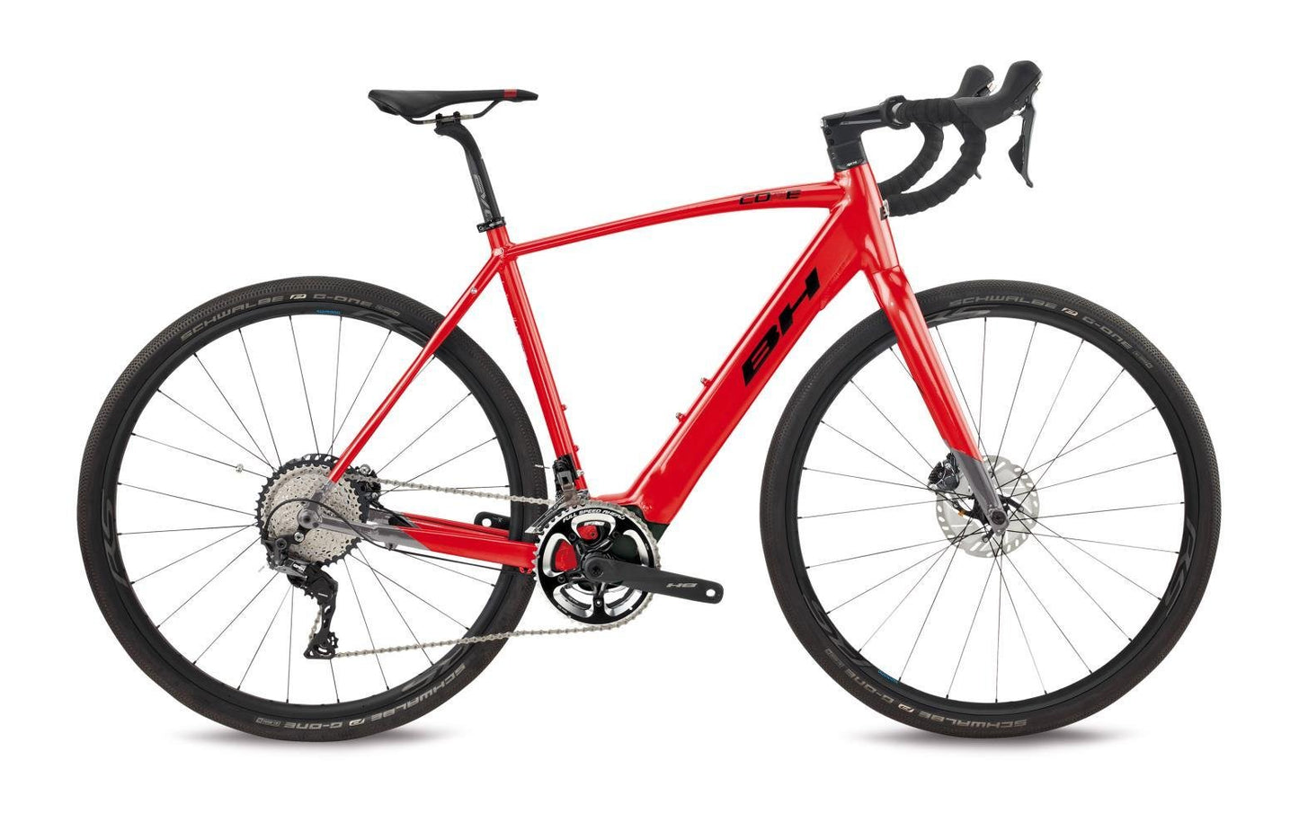 Gravelcykel-EL BH Core Gravelx 2.4 red/black/silver