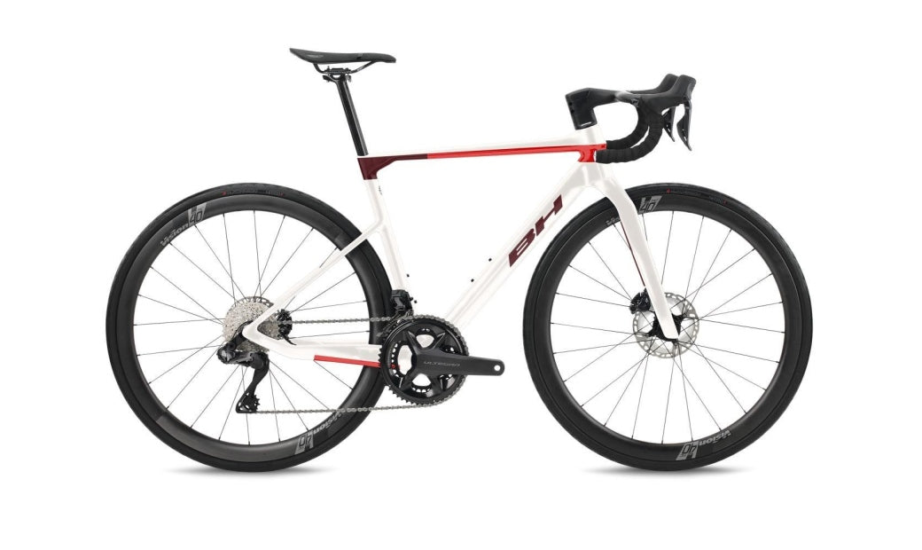 Racercykel BH Allround Ultralight 8.5 white/red/red