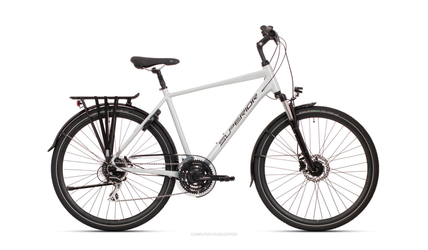 Hybridcykel Superior STK 400 white