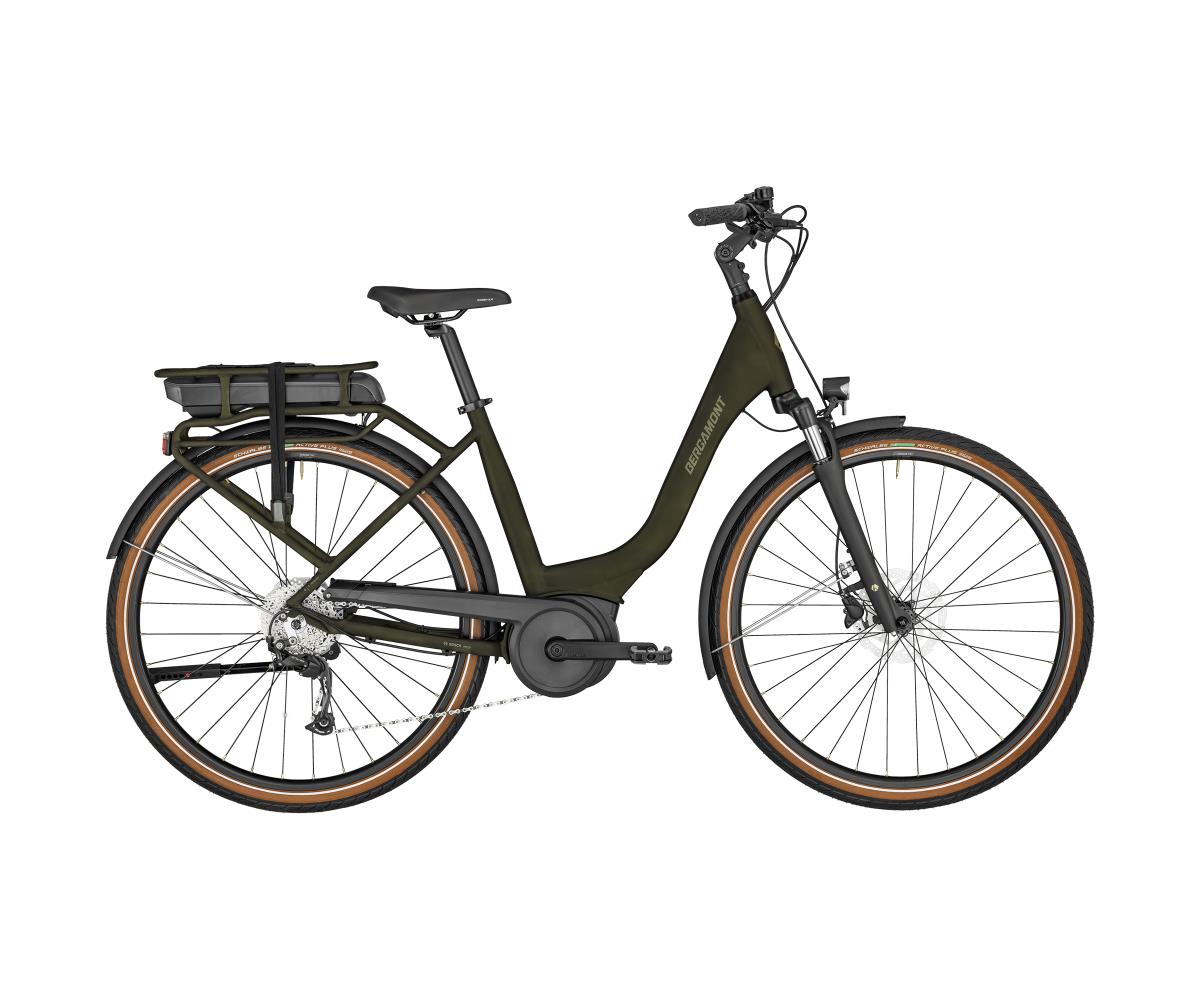 Elcykel Bergamont Unisex E-Horizon 5 RT matt olive green
