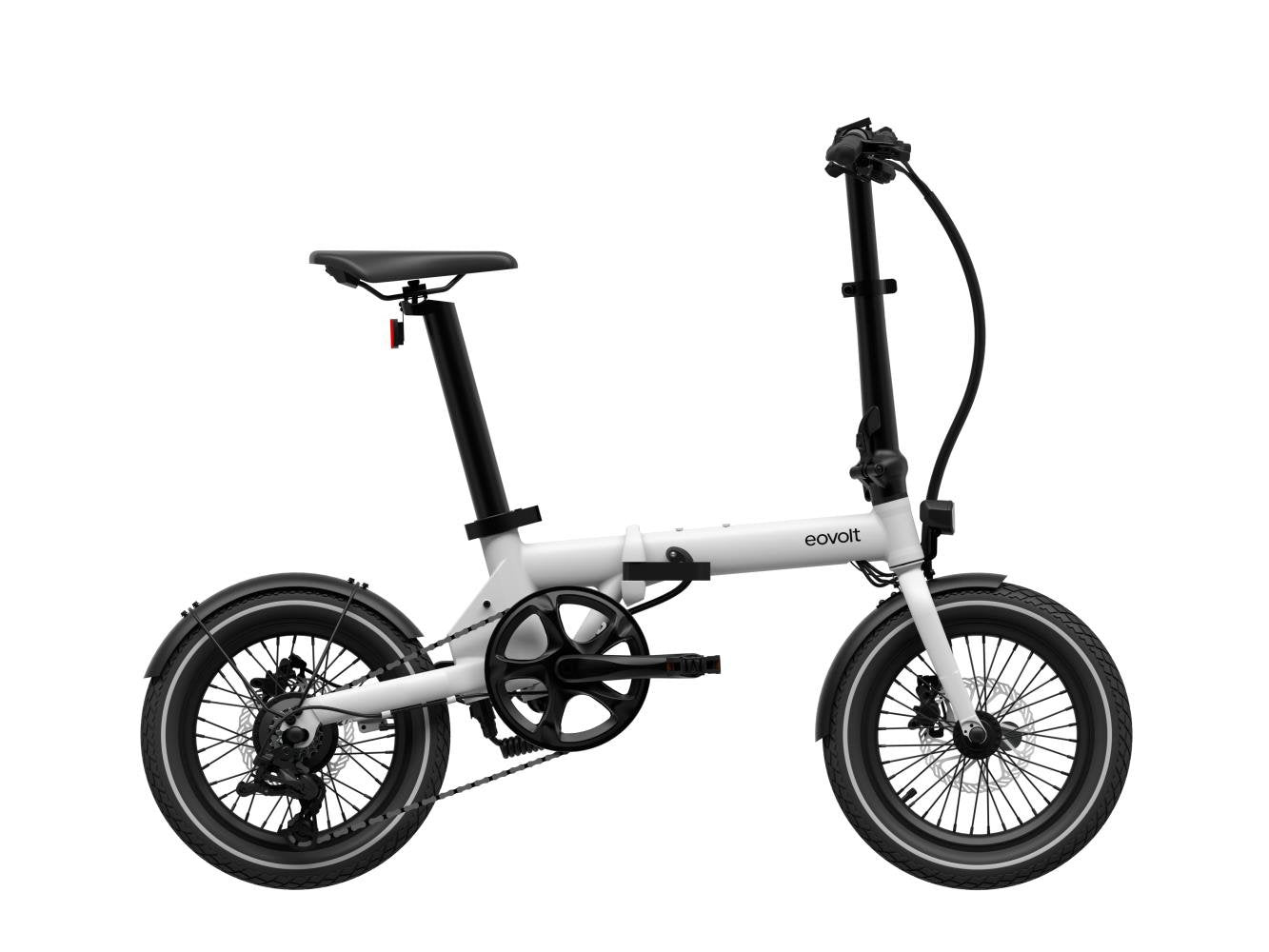 Hopfällbar Elcykel Eovolt Morning Moon Grey 16"