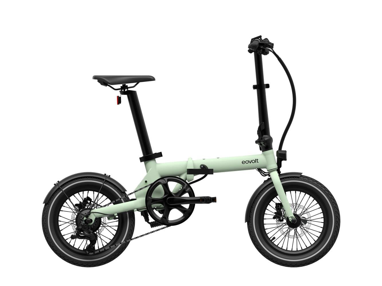 Hopfällbar Elcykel Eovolt Morning Sage Green 16"