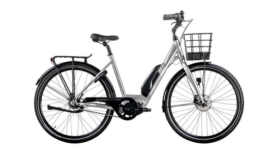 Elcykel Ecoride Ambassador 28 AXS M-5 E6 Dam silver (begagnad)