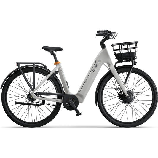 Elcykel Ecoride Ambassador 4 Framhjulsmotor Remdrift Fotbroms White