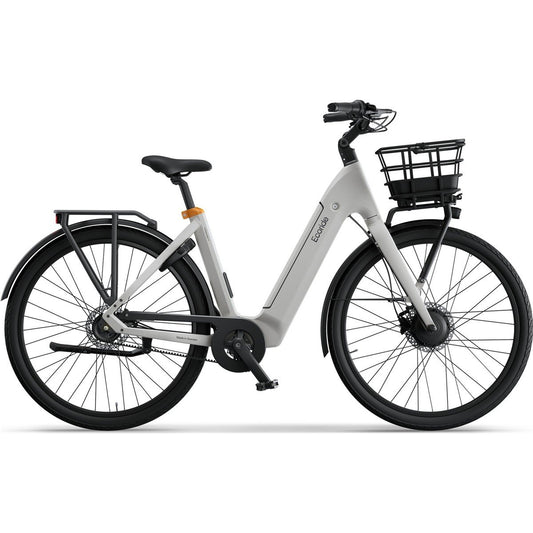 Elcykel Ecoride Ambassador 4 Framhjulsmotor Remdrift Skivbroms White