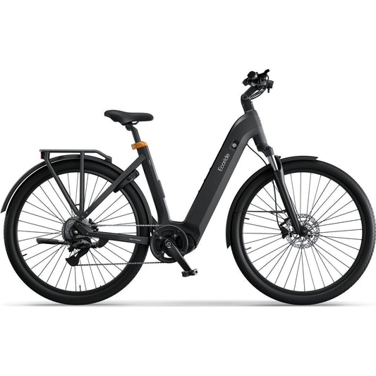 Elcykel Ecoride Tripper 4 Mittmotor Lågt Insteg Black