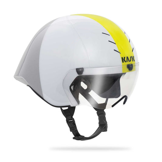 Cykelhjälm Kask Mistral vit/silver