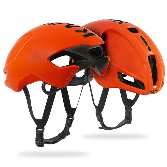 Cykelhjälm Kask Utopia orange