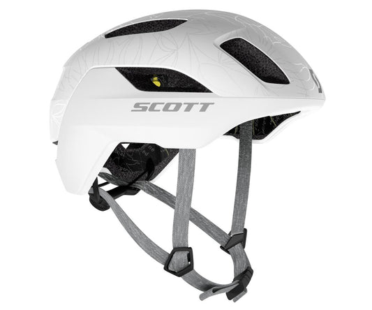 Cykelhjälm Scott La Mokka Plus MIPS Sensor ice white