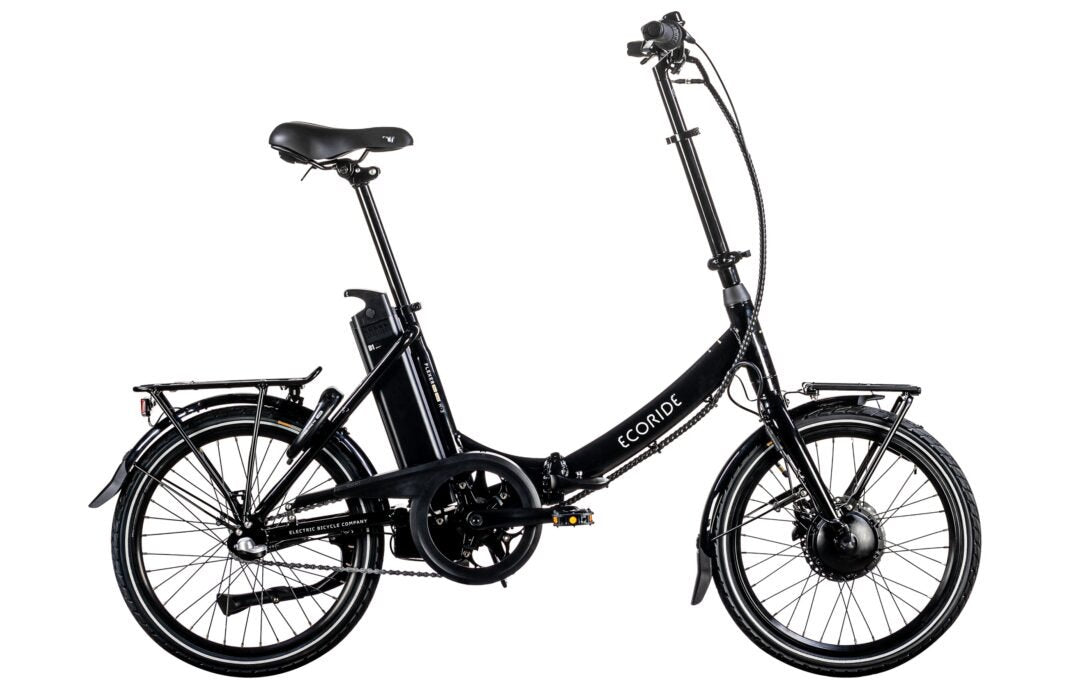 Elcykel Ecoride Flexer 3 Framhjulsmotor Fotbroms Black