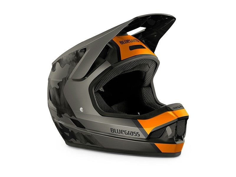 Cykelhjälm Bluegrass Legit orange/grön