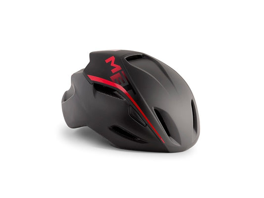 Cykelhjälm MET Manta svart/röd