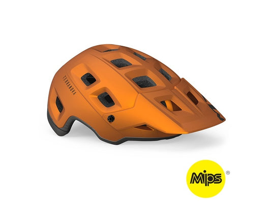 Cykelhjälm MET Terranova MIPS orange