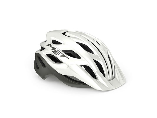 Cykelhjälm MET Veleno vit/grå