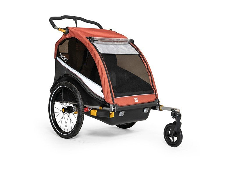 Cykelvagn Burley Cub X Grå/Orange/Svart