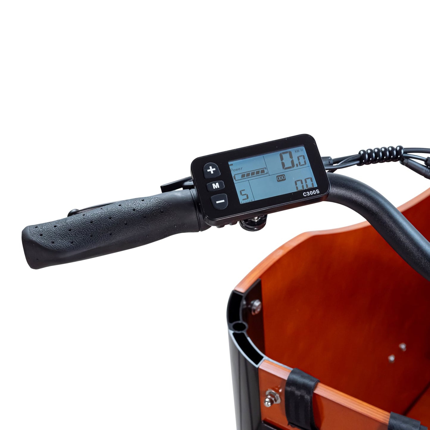 Lådcykel EvoBike Cargo Pro 624 Wh Brun