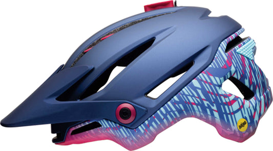Cykelhjälm Bell Sixer MIPS matt blå/rosa